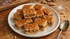 Vánoční karamelové grilážky z oplatek: křupavé, ořechové a hotové bez stresu