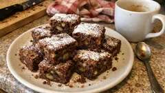 Rychlá jablečná buchta s ořechy na plech: vláčná, voňavá a vždycky se povede