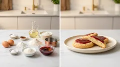 Kokosové sušenky s džemem: křehké, voňavé a hotové bez zbytečné práce