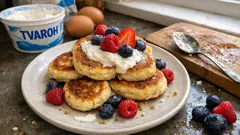 Amoletky z tvarohového těsta: vláčné mini palačinky hotové raz dva