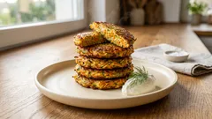 Pečené cuketové placičky s mrkví a mozzarellou: křupavé bez smažení