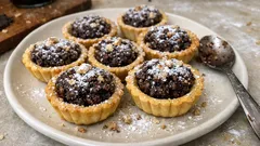 Oříškové košíčky s rumem a kakaem: křehké vánoční cukroví, které se rozleží do chuti