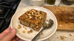 Jablečný koláč z ovesných vloček: rychlý, vláčný a bez klasické mouky