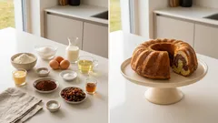 Hrníčková bábovka s vaječným likérem a rumovými rozinkami – vláčná a bez vážení