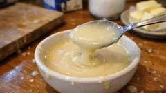 Domácí slazené kondenzované mléko: krémové a bez připálení krok za krokem