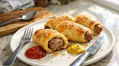 Párky v listovém těstě: křupavé rolky za 20 minut, ideální na večeři i oslavu