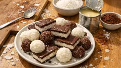 Nepečené kokosové tyčinky a kuličky ze Salka: jedno těsto, dvě varianty během chvilky