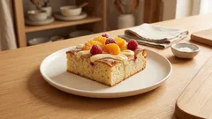 Nadýchaná bublanina s mandarinkami a malinami – s jemnou tvarohovou náplní