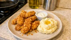 Kuřecí řízečky v kukuřičných lupínkách: extra křupavé a hotové za chvíli